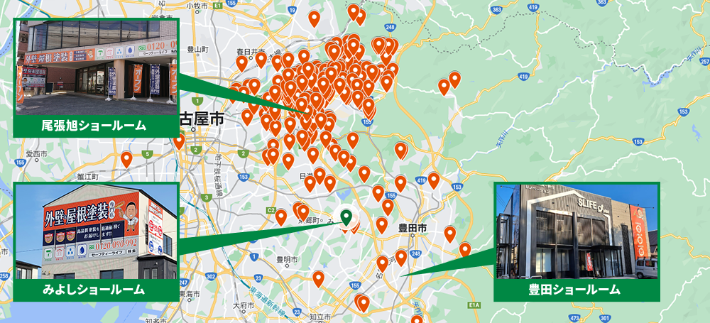 愛知県エリア地図