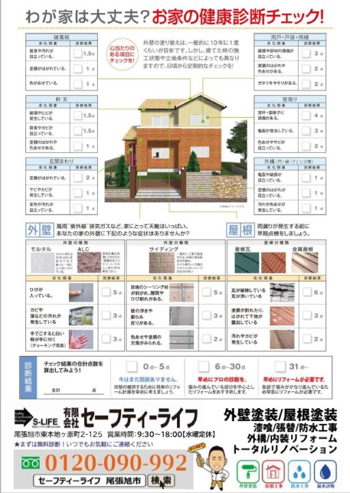 瀬戸市　尾張旭市　長久手市　名古屋市守山区　外壁塗装　屋根