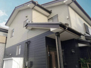 豊田市　外壁塗装工事　屋根漆喰工事　板金工事