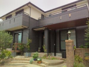 日進市　外壁塗装工事　屋根カバー工事