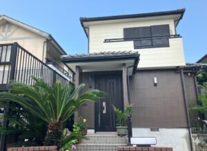 日進市　外壁塗装工事　屋根漆喰工事