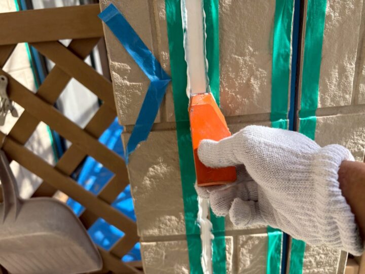 シーリング作業