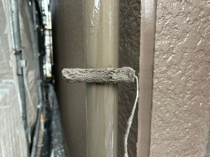 付帯部 塗布作業