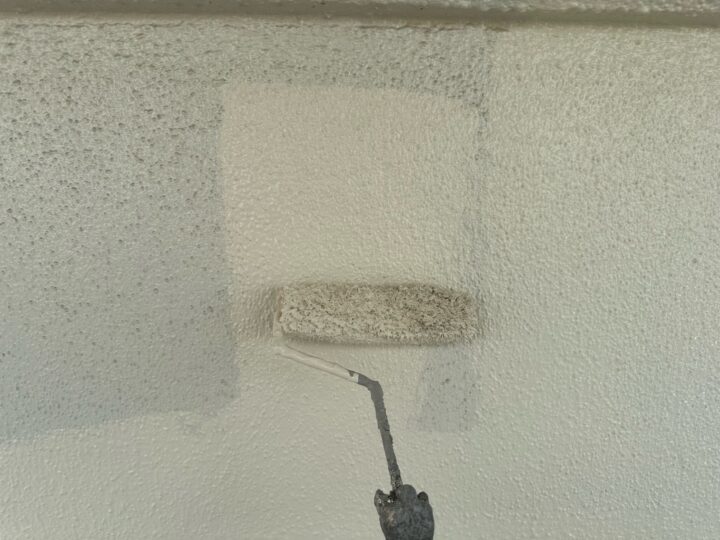 外壁 中塗り作業