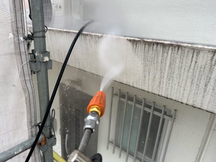 高圧洗浄作業