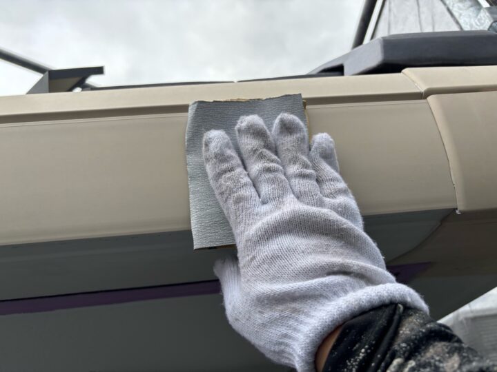 付帯部 下地調整作業