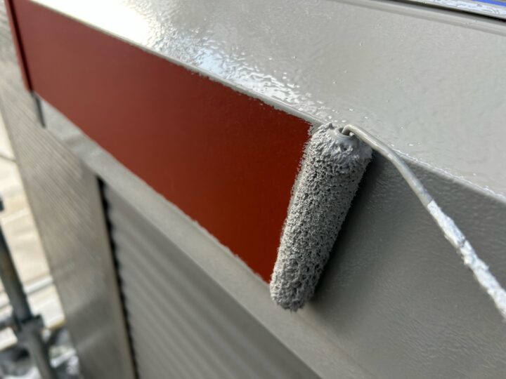 付帯部 塗布作業