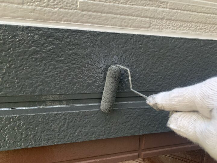 付帯部 塗布作業