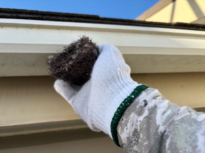 付帯部 下地調整作業