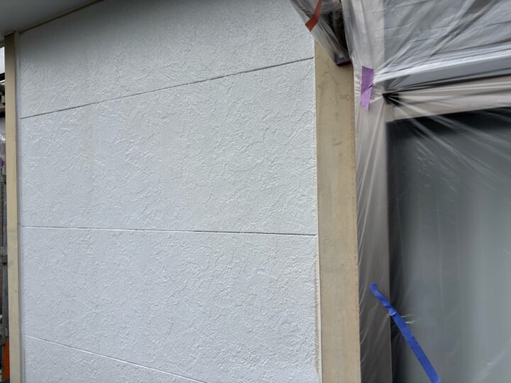 外壁 下塗り作業