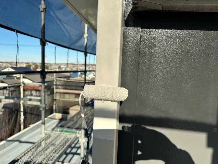 付帯部 塗布作業