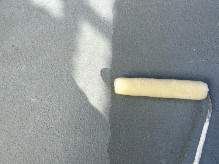 ベランダ防水作業