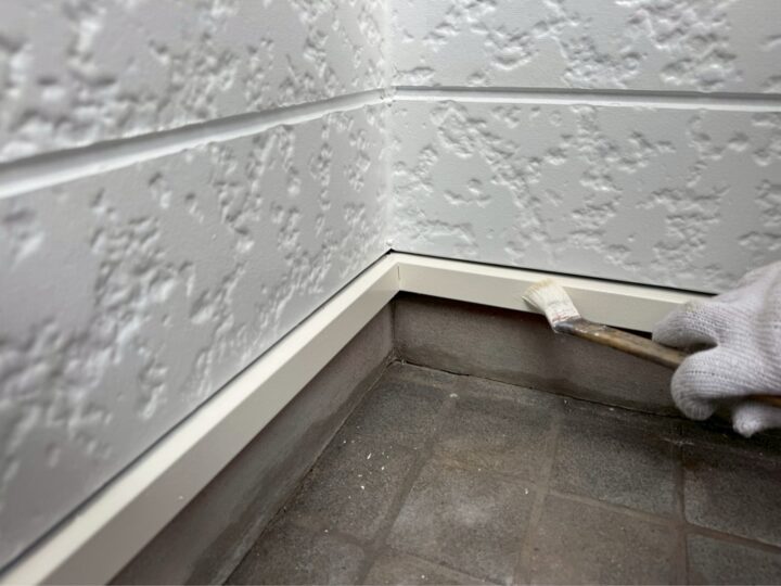 付帯部 塗布作業