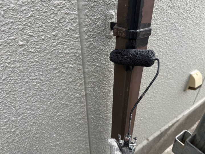 付帯部 塗布作業