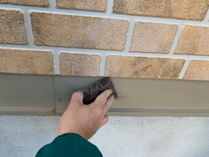 付帯部 下地調整作業