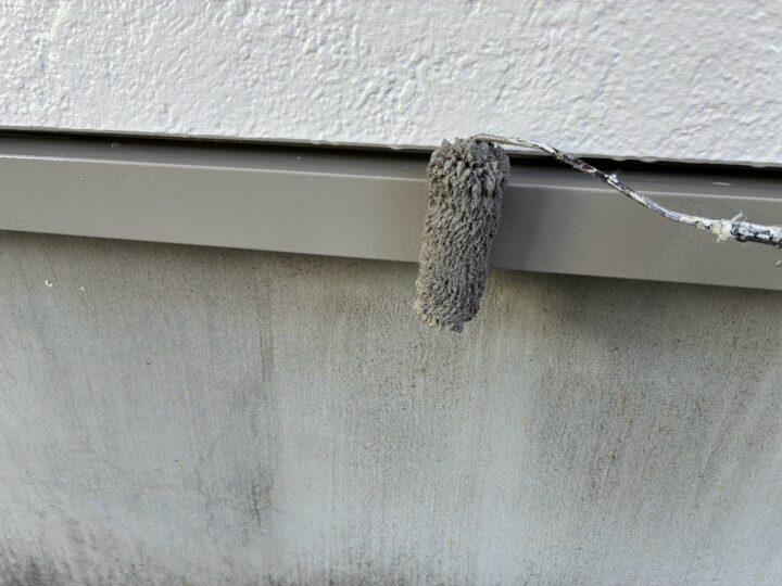 付帯部 塗布作業