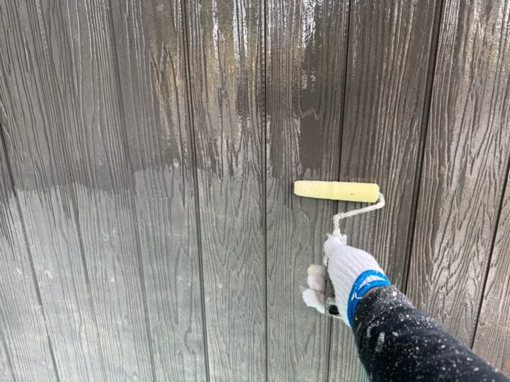 デザイン塗装 下塗り作業