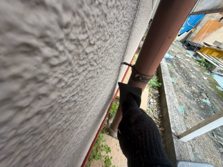 付帯部 下地調整作業