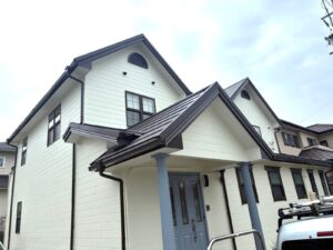 日進市　外壁塗装工事　屋根カバー工事
