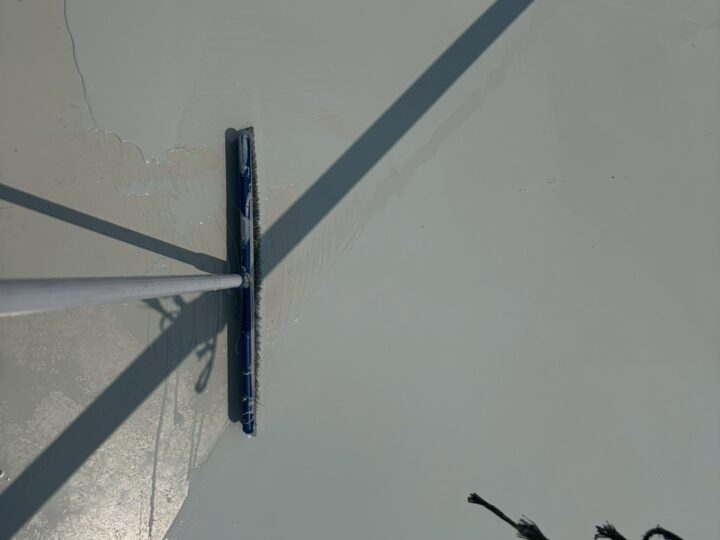ベランダ防水作業