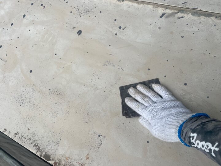 付帯部 下地調整作業