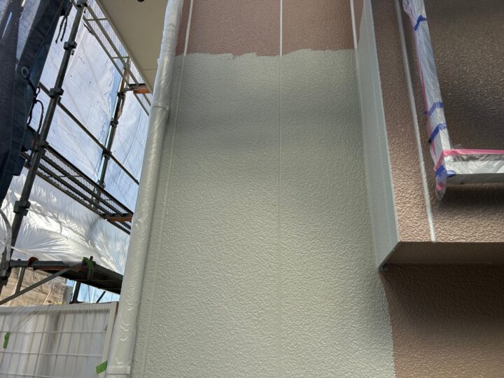 外壁 下塗り作業