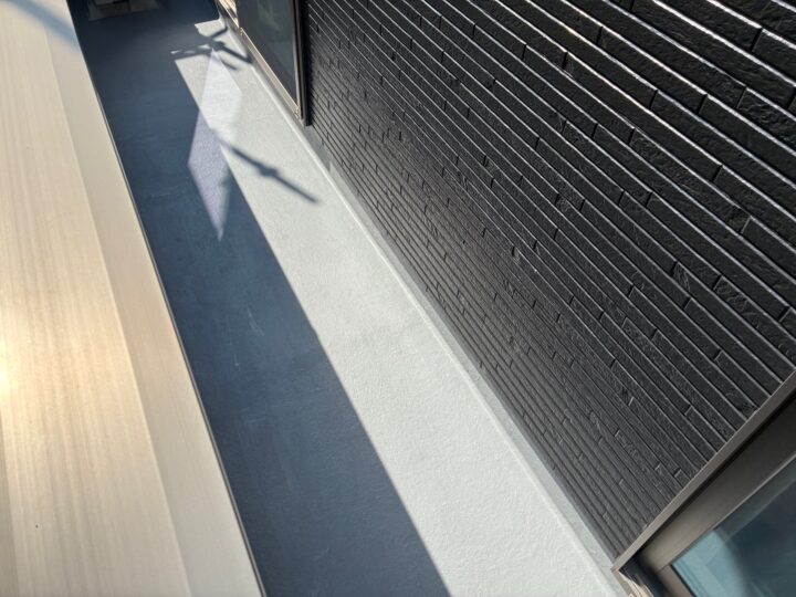 ベランダ防水作業