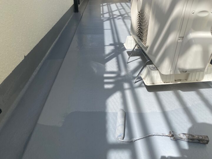 ベランダ 防水作業