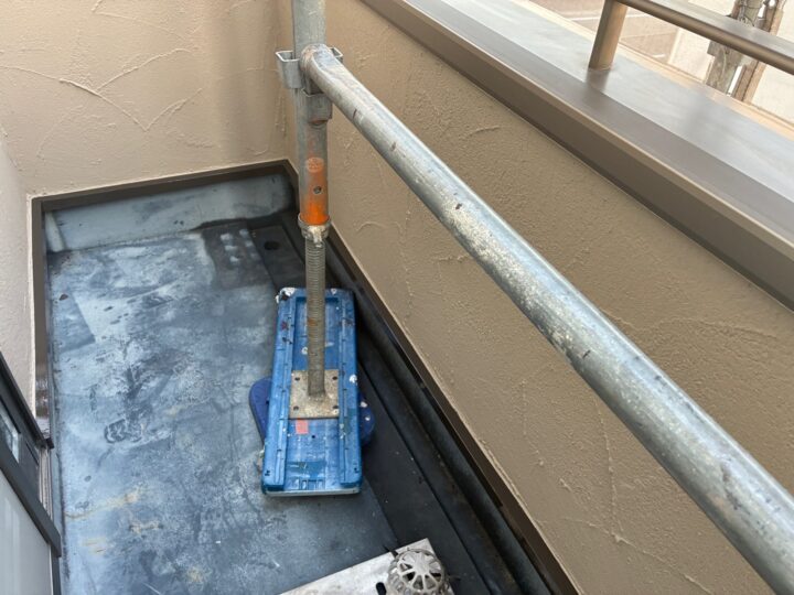 ベランダ防水作業①