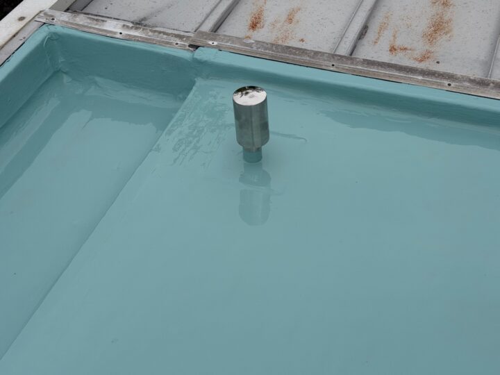 ベランダ防水作業