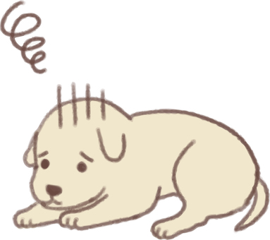 犬の体調不良