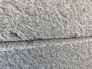 外壁塗膜剥がれ
