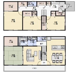 部屋の間取り