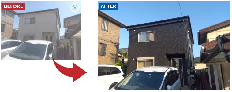 外壁塗装　屋根