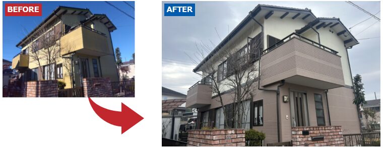 外壁塗装　屋根