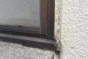窓サッシの劣化
