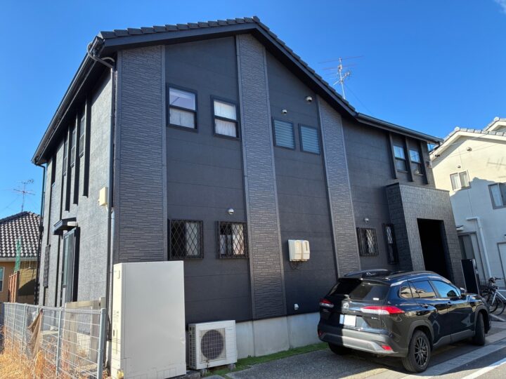 セーフティーライフが施工した外壁塗装後の戸建て住宅